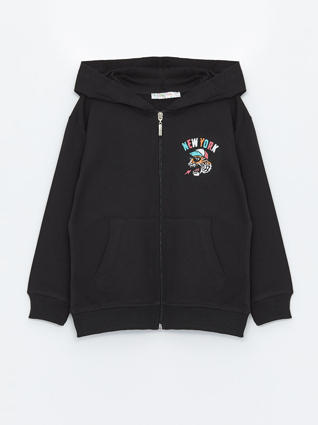 Calimera Kids Siyah Fermuarlı Sweatshirt