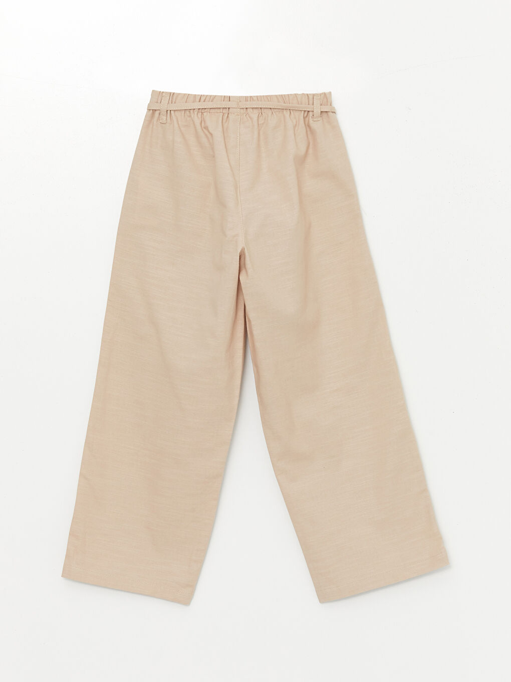 LC Waikiki Elasticated Waist Wideleg Girls' Trousers -S4LN00Z4-YJ2