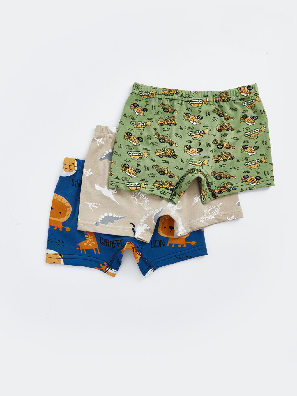 Karışık Geniş Kalıp Desenli Erkek Bebek Boxer-1