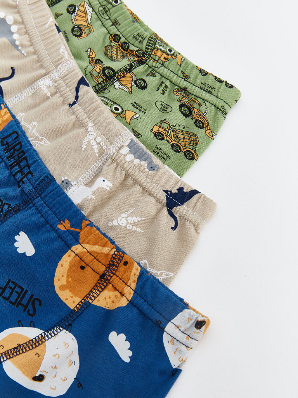 Karışık Geniş Kalıp Desenli Erkek Bebek Boxer-2