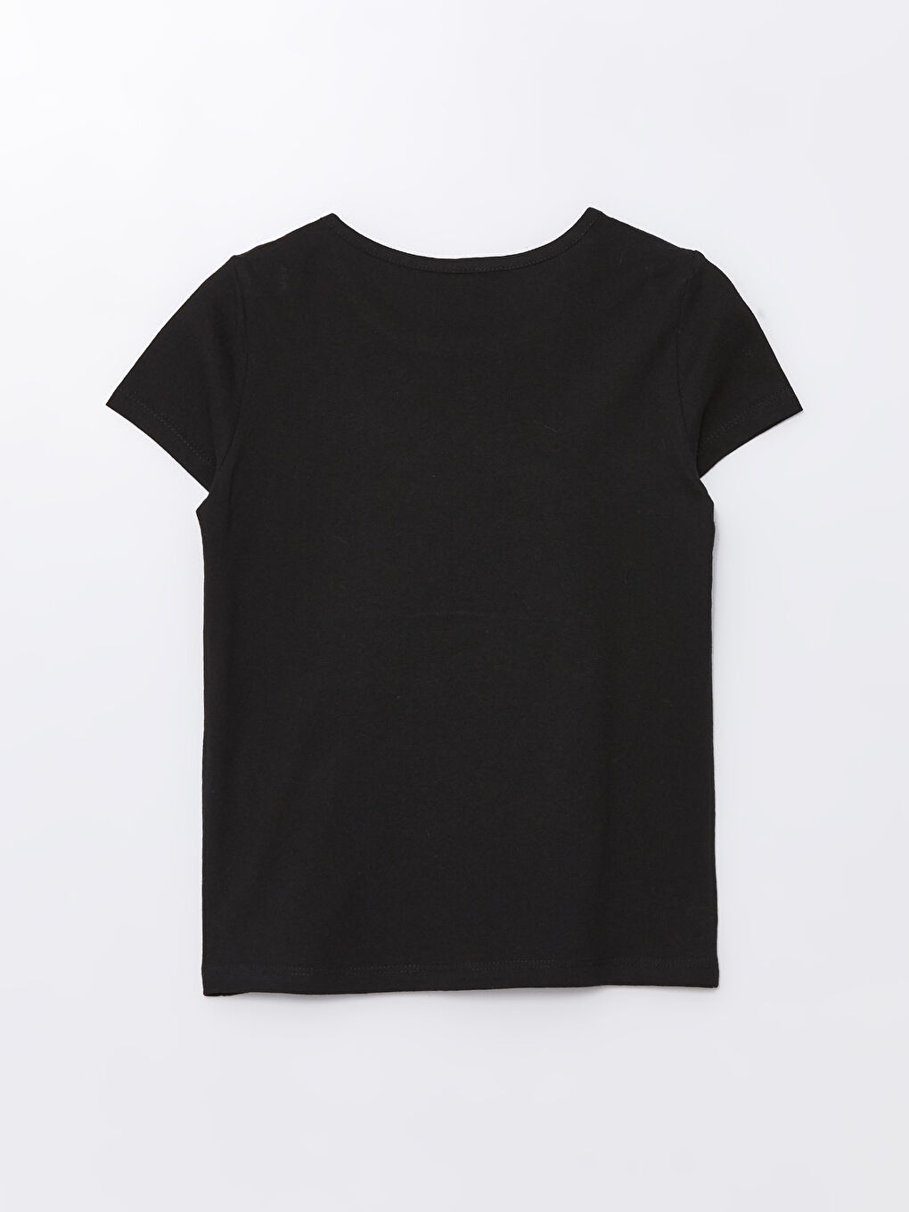 Crew Neck Printed Short Sleeve Girl T-shirt -S4LN17Z4-CVL
