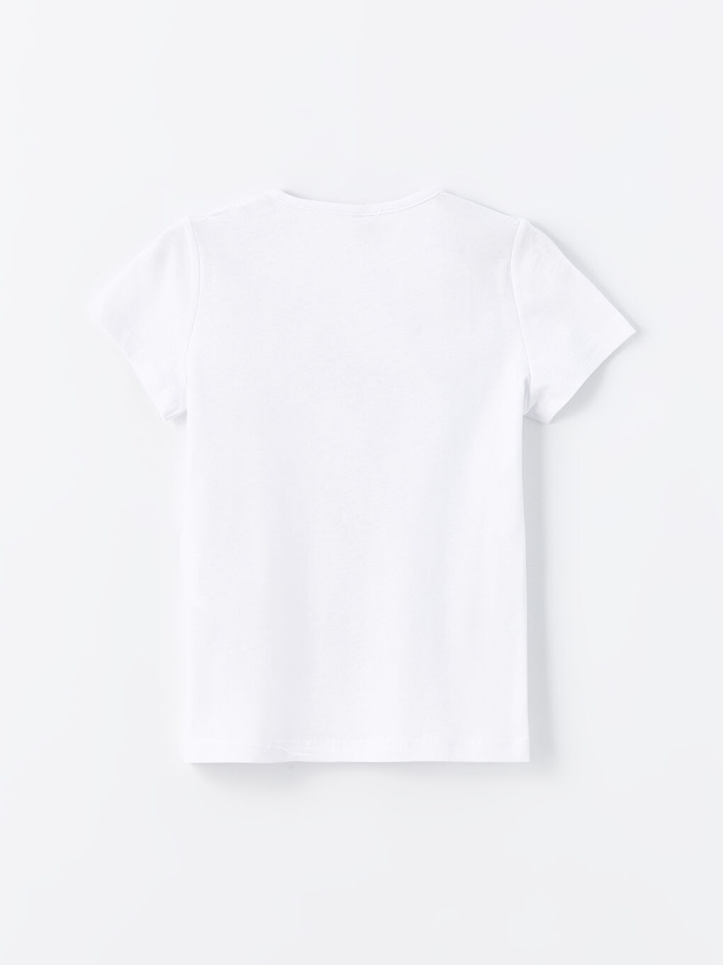 Κοντομάνικο T-Shirt για Κορίτσια με Στρογγυλή Λαιμόκοψη και Εκτυπωμένο Σχέδιο-1