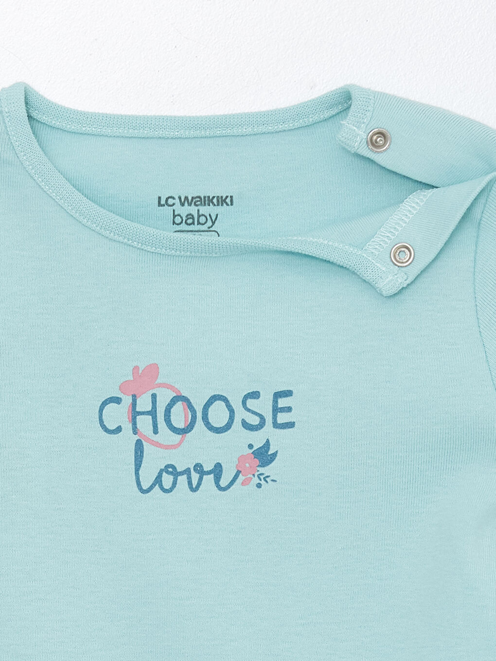 Baby Boy TURQUOISE Bodysuit-3