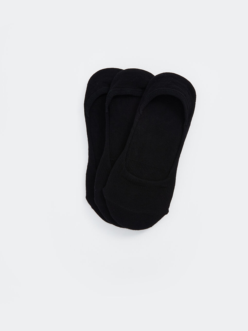 Женские однотонные следки, комплект из 3-х штук-2