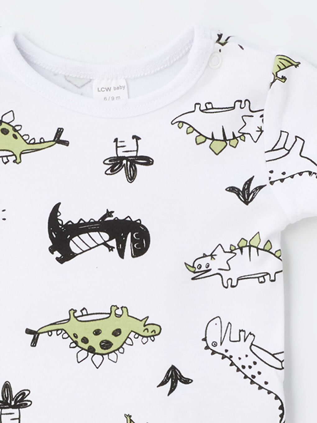 Baby Boy WHITE Bodysuit-2