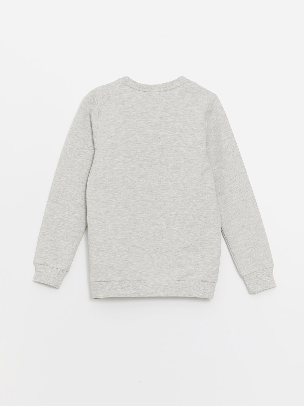 Gri Bisiklet Yaka Baskılı Erkek Çocuk Pijama Üst-1