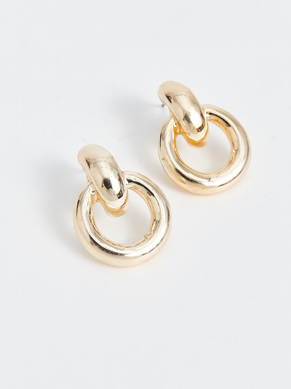 Sarı Halka Kadın Küpe