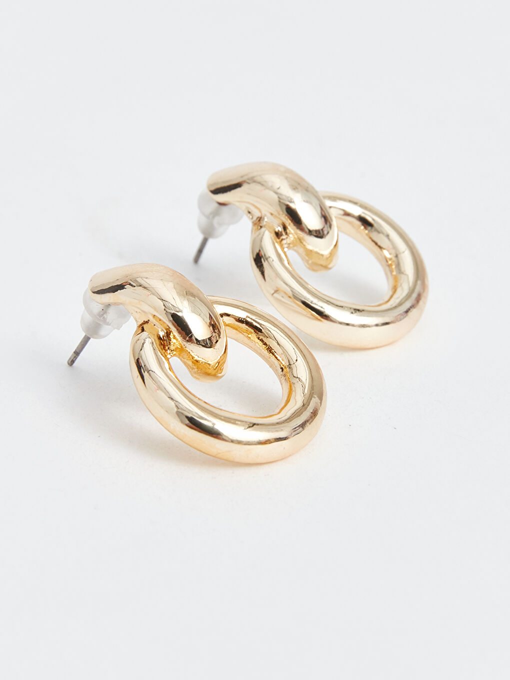 Sarı Halka Kadın Küpe-1