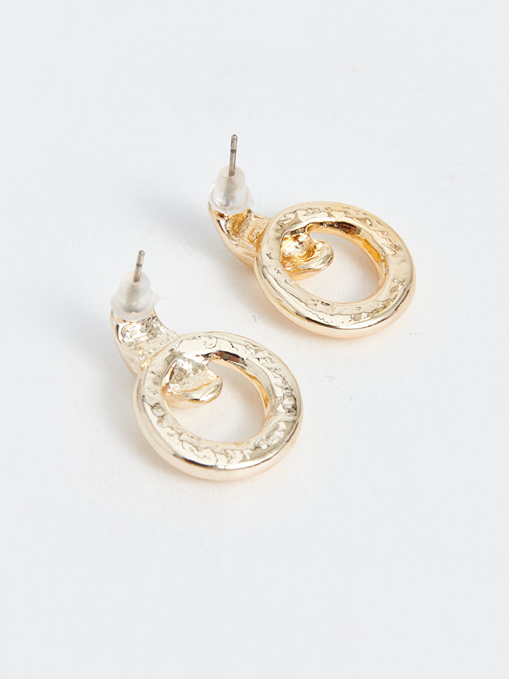 Sarı Halka Kadın Küpe-2