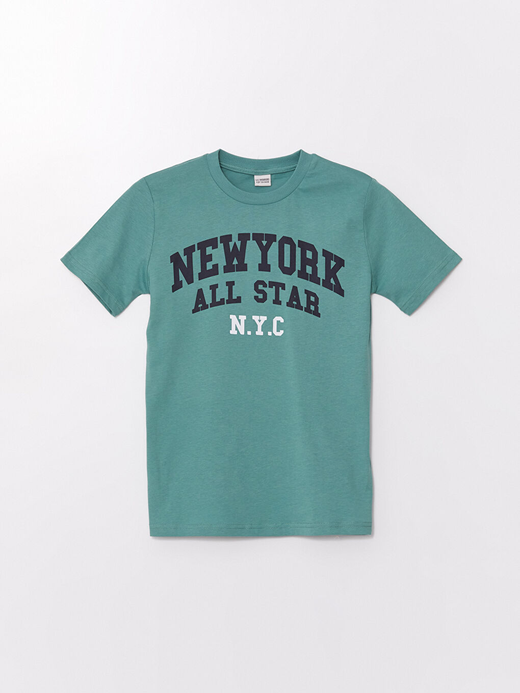 Crew Neck Printed Short Sleeve Boy T-Shirt -S4LO99Z4-Y9F
