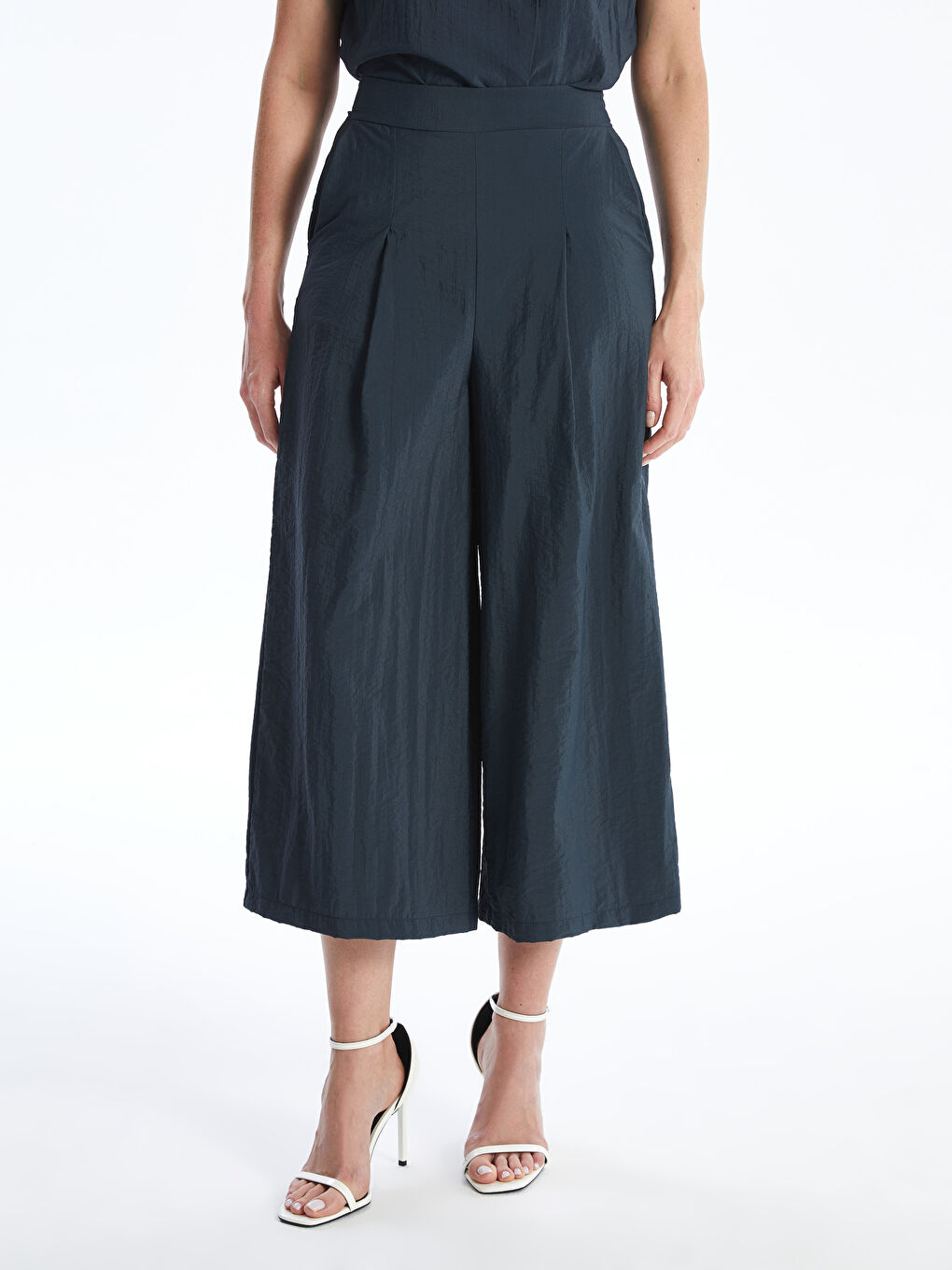 Elastic Waist Regular Bell-Bottoms Women's Trousers -S4LP53Z8-E1J
