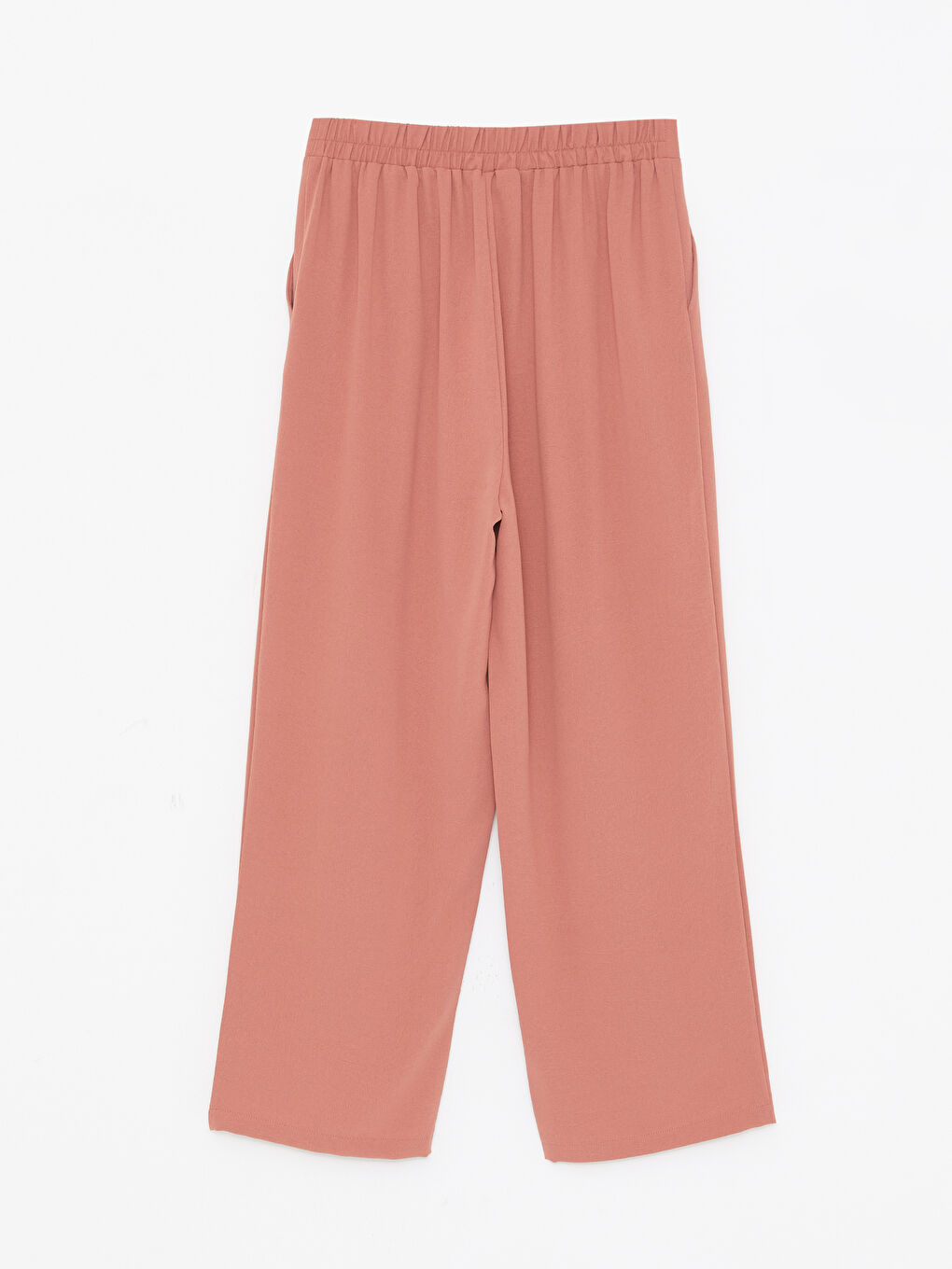 Elastic Waist Comfortable Fit Women's Trousers -S4LP55Z8-GRV