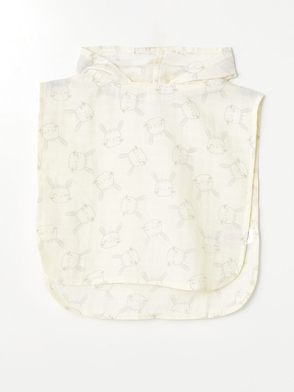 Hooded Printed Baby Girl Poncho Towel -S4LP62Z1-LRA