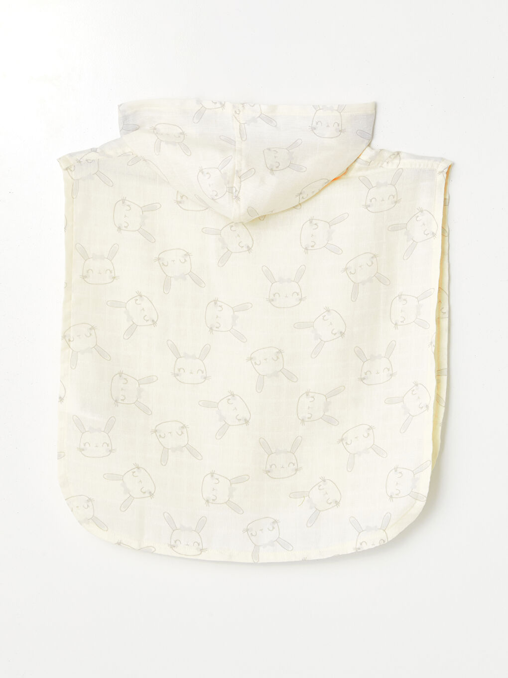 Hooded Printed Baby Girl Poncho Towel -S4LP62Z1-LRA