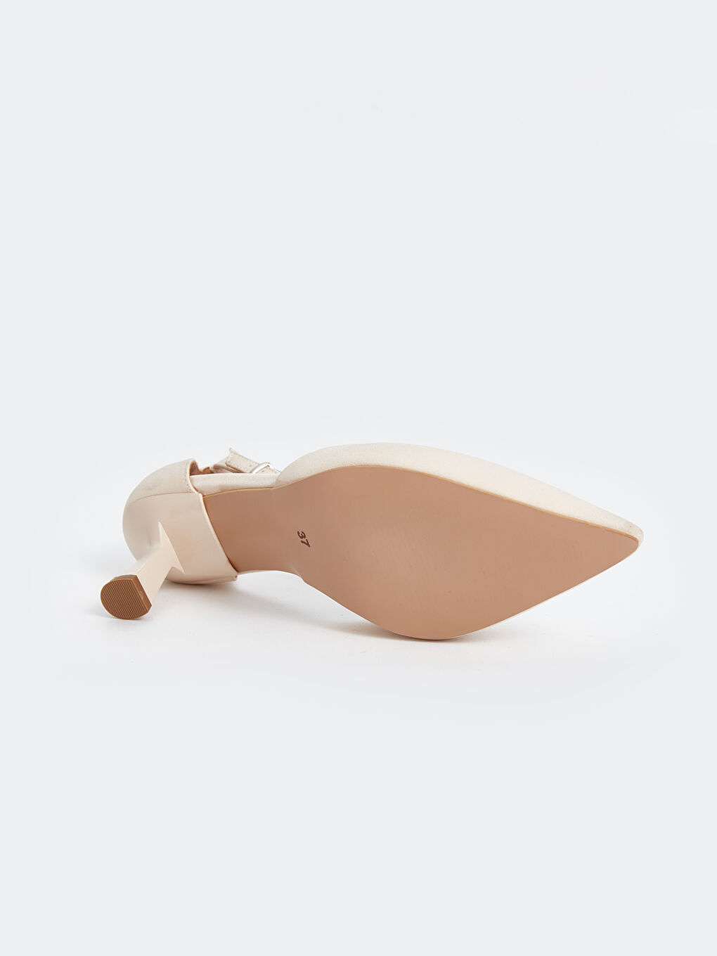 ხელოვნური ტყავი წაწვეტილი ცხვირი ქალებისთვის მაღალ ქუსლიანი ფეხსაცმელი-3