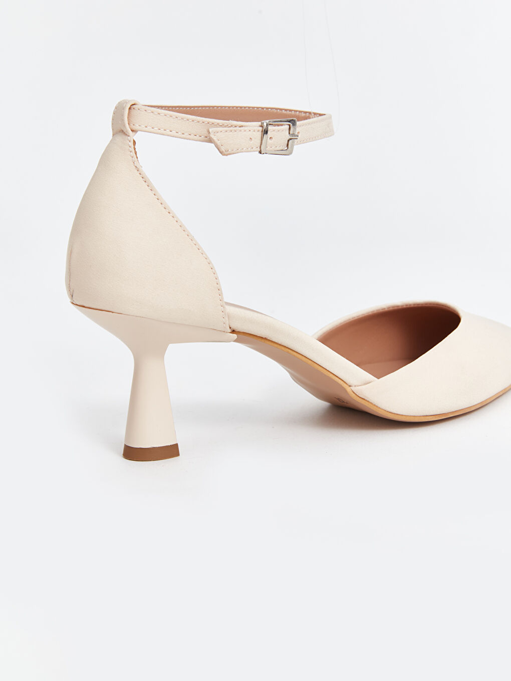 ხელოვნური ტყავი წაწვეტილი ცხვირი ქალებისთვის მაღალ ქუსლიანი ფეხსაცმელი-4