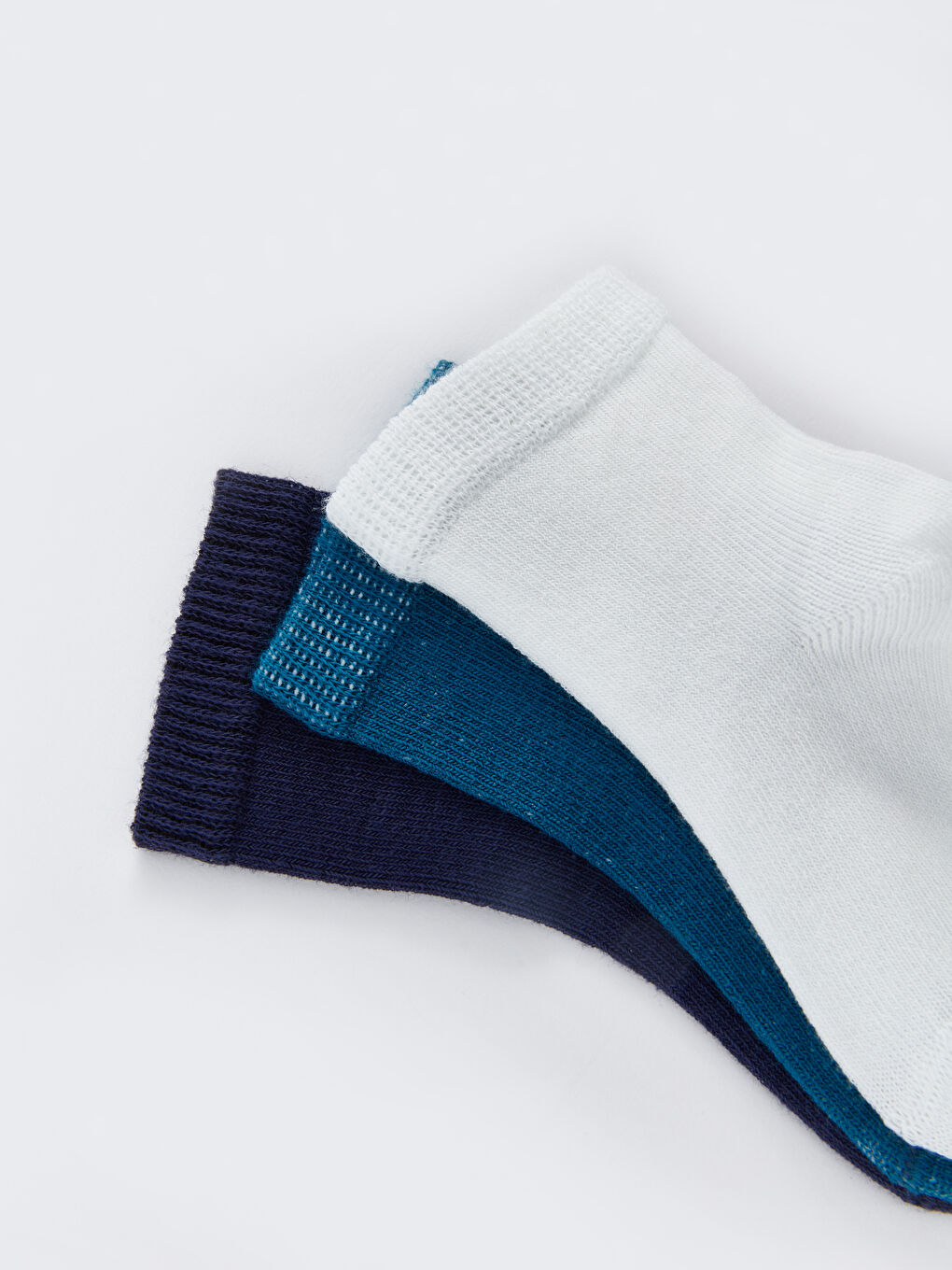 Lacivert Basic Erkek Bebek Soket Çorap 3'lü-2