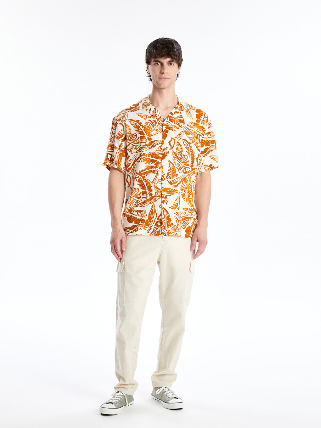 Cămașă Regular Fit Vâscoză pentru Bărbați-1