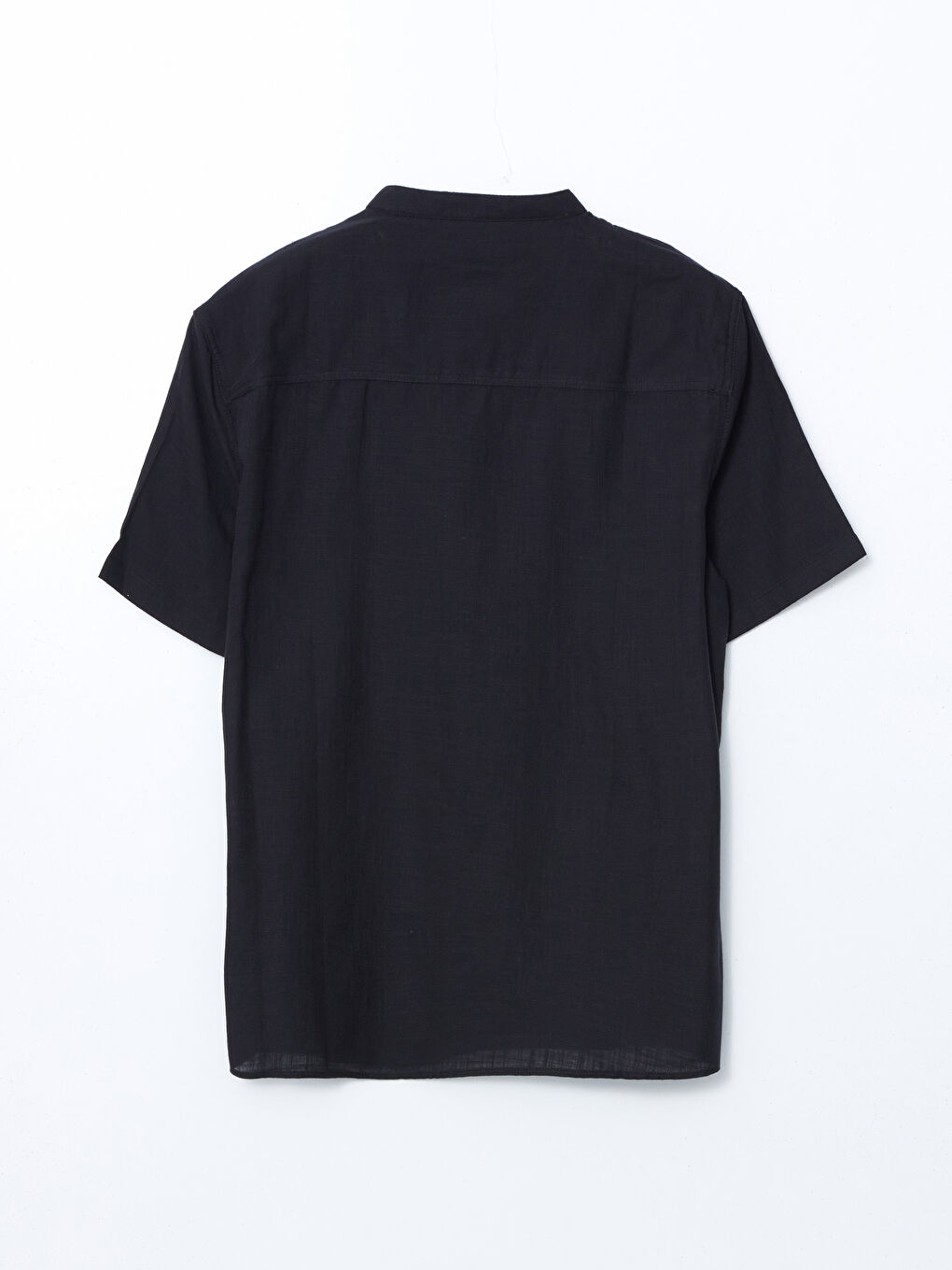 XSIDE Regular Fit Linen-Look Men's Shirt -S4LQ94Z8-RQL