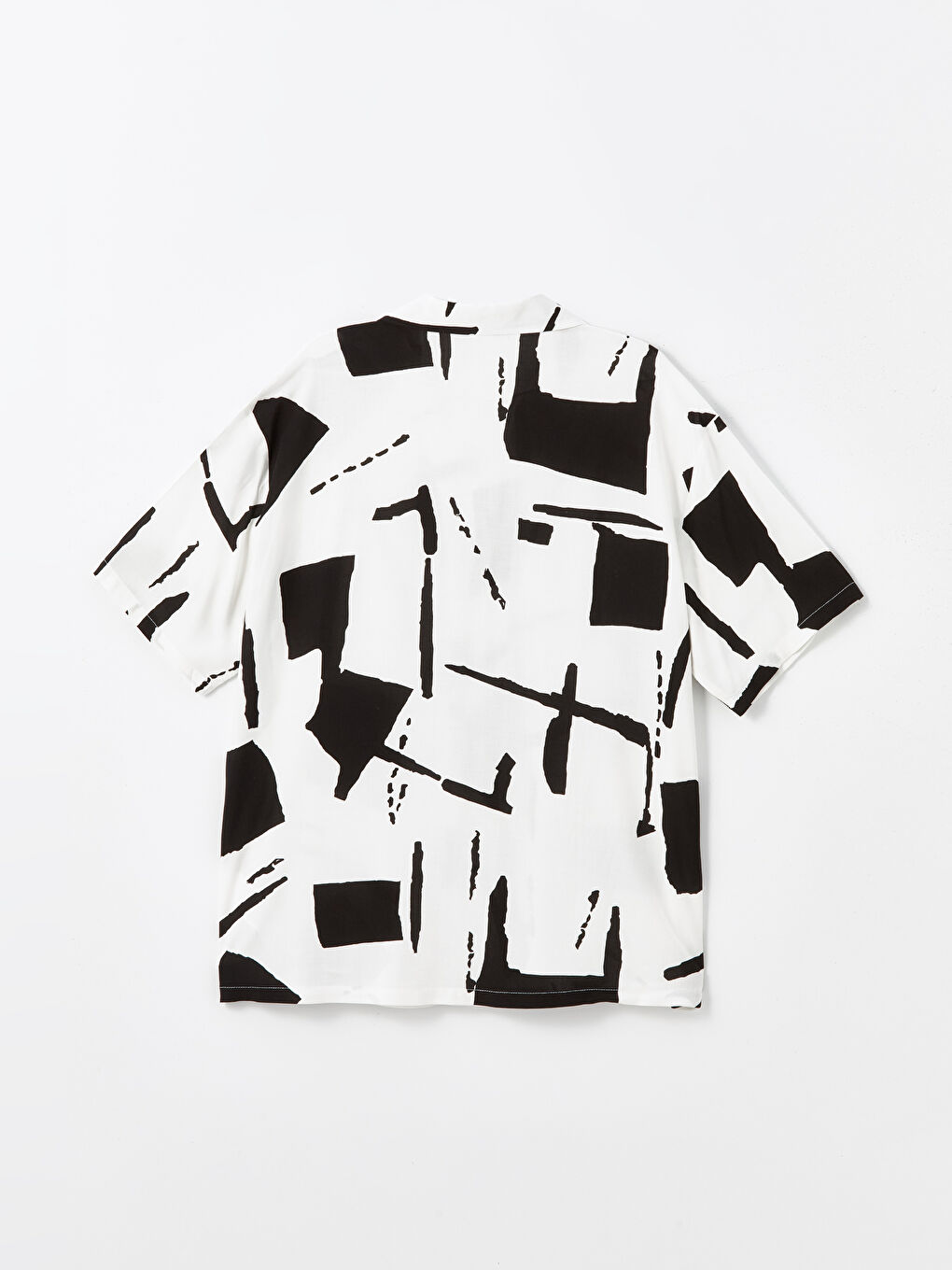 Рубашка Мужская Стандартного Кроя из Вискозы-5