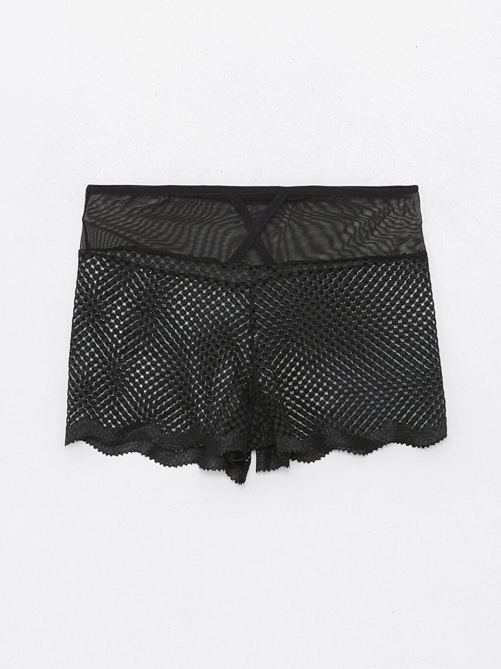 Karışık 3'lü Dantelli Boxer Külot-1