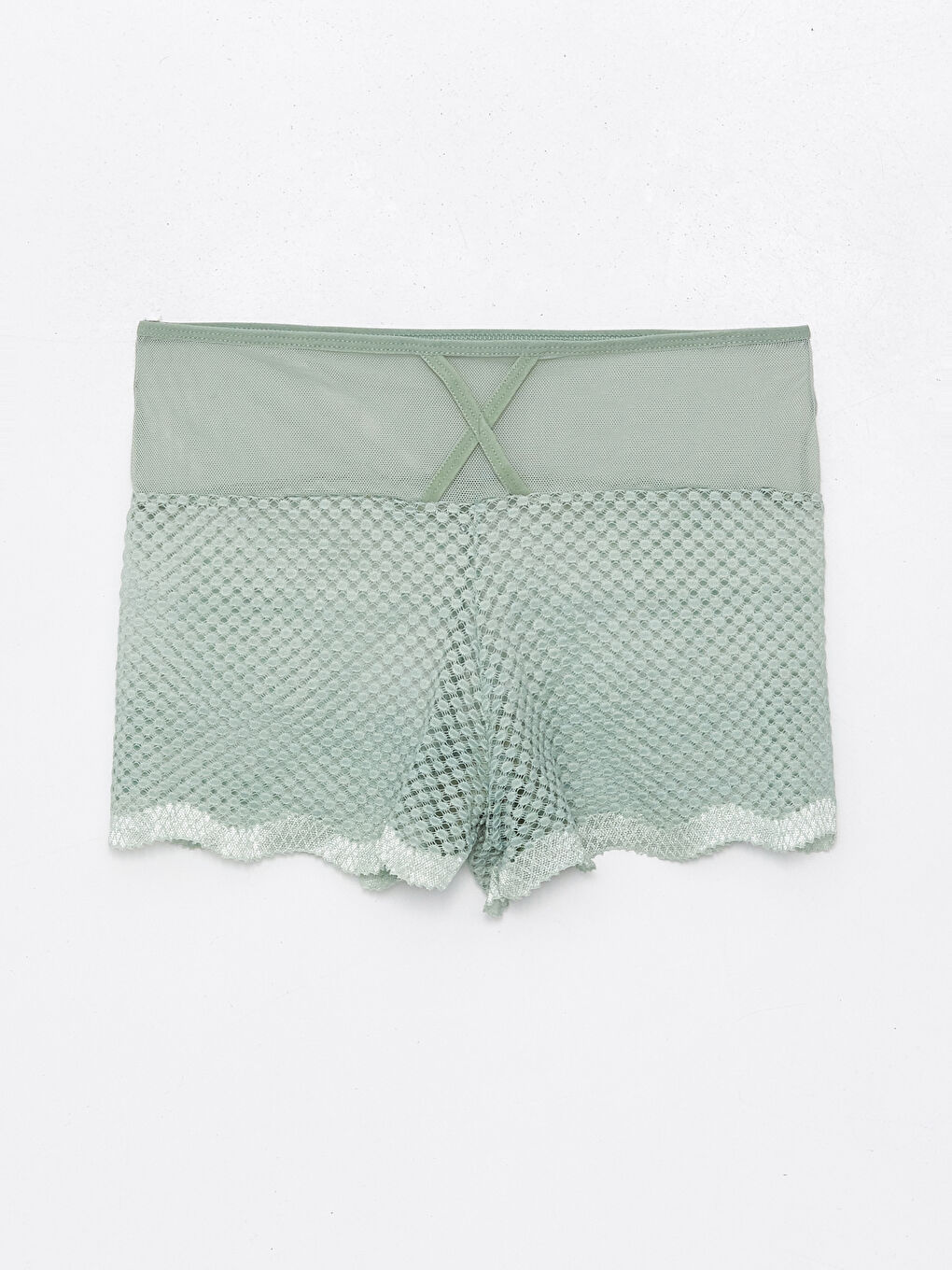 Karışık 3'lü Dantelli Boxer Külot-4