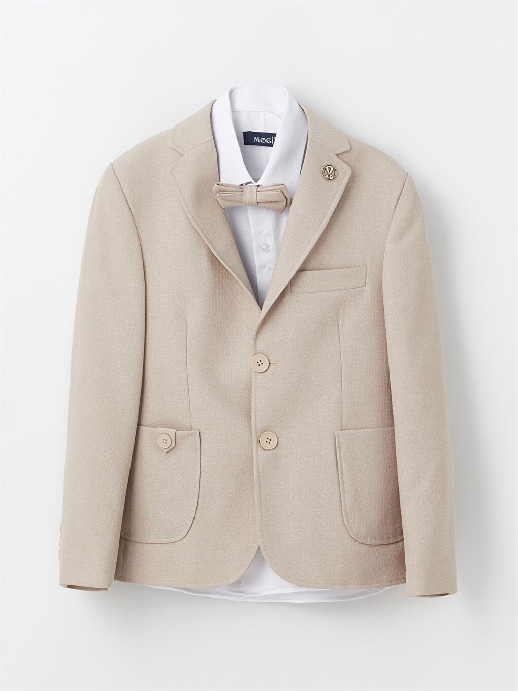 Bej Erkek Çocuk Takım Elbise-1