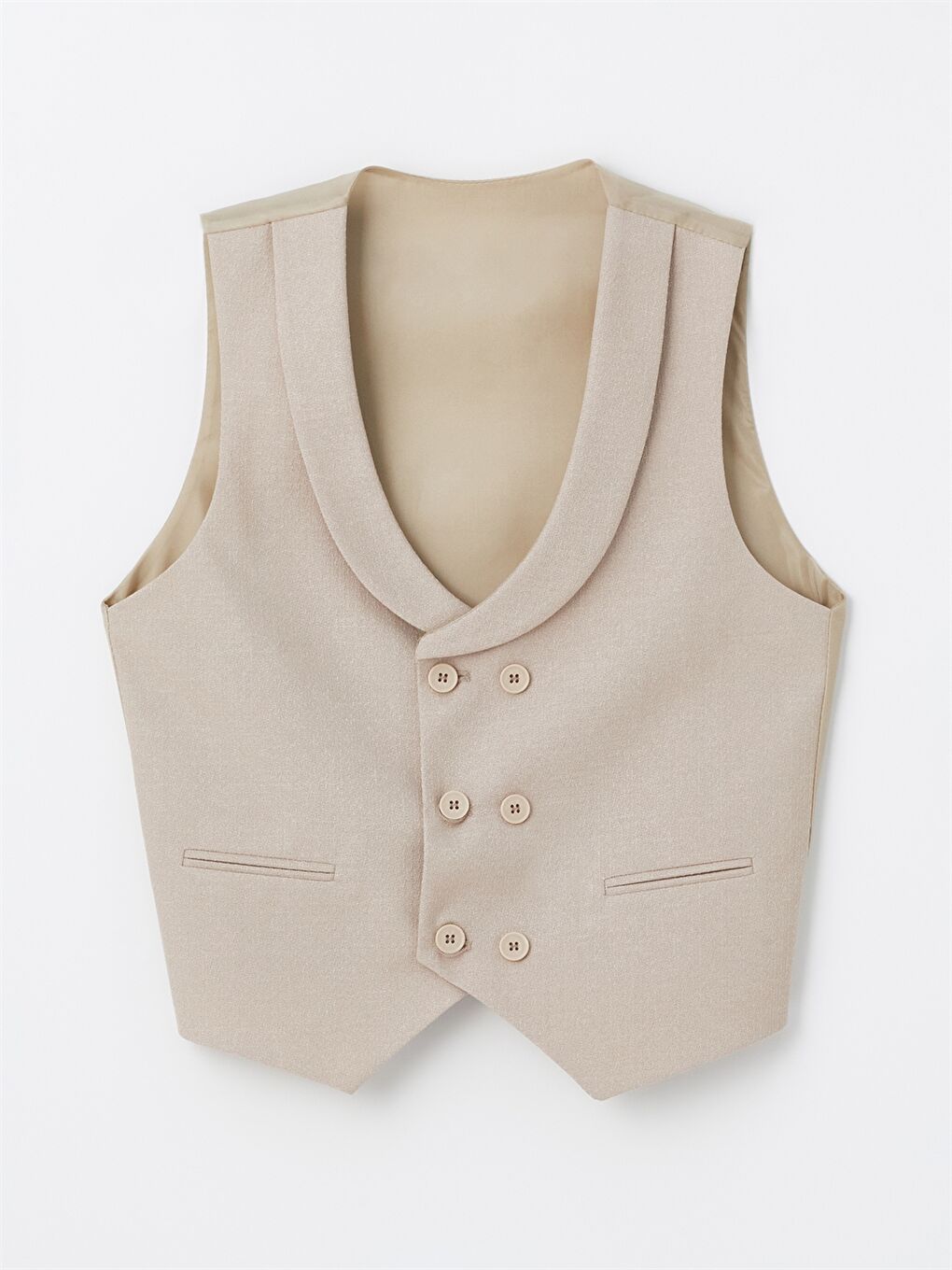 Bej Erkek Çocuk Takım Elbise-4