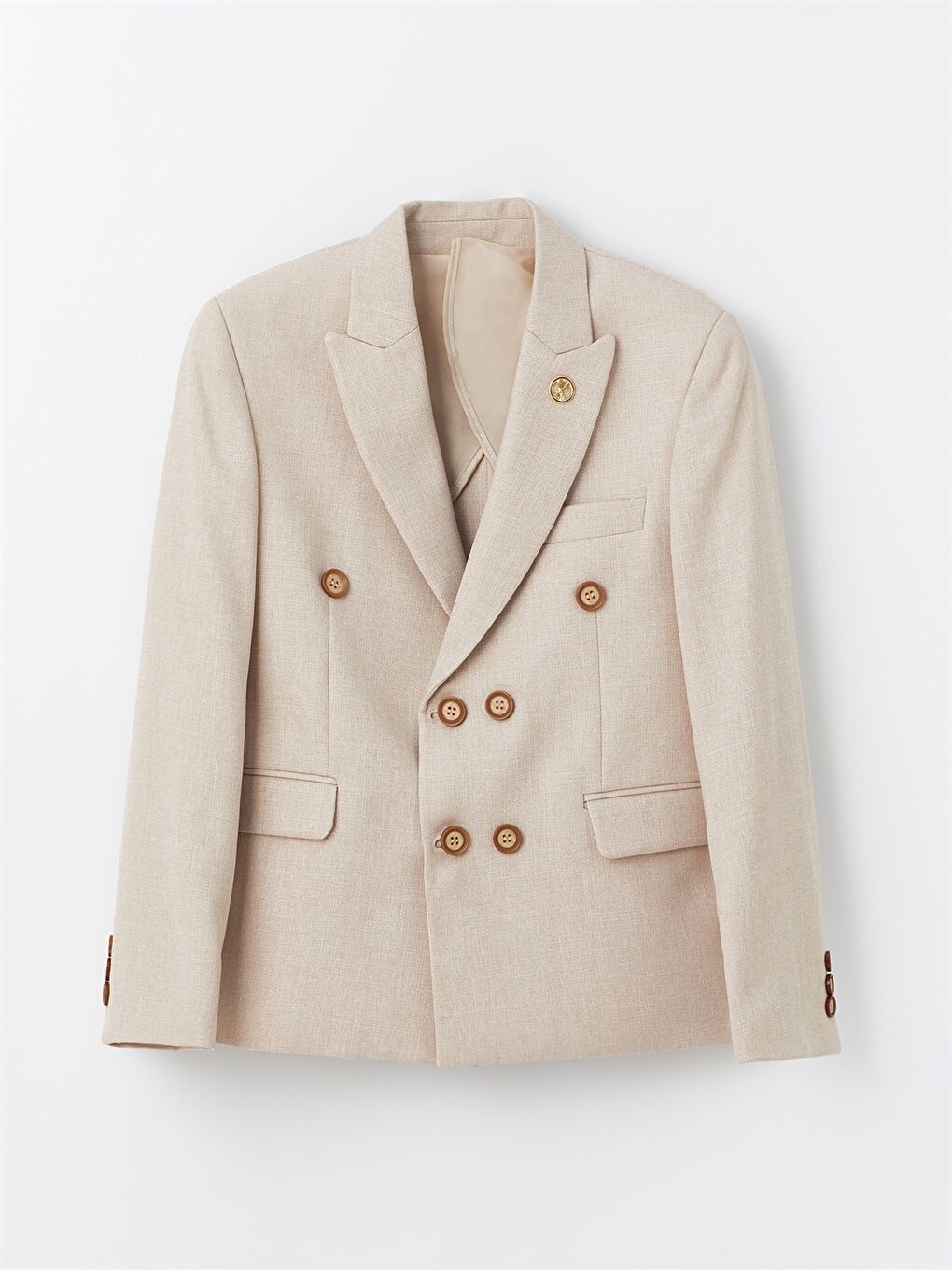 Bej Erkek Çocuk Takım Elbise-4