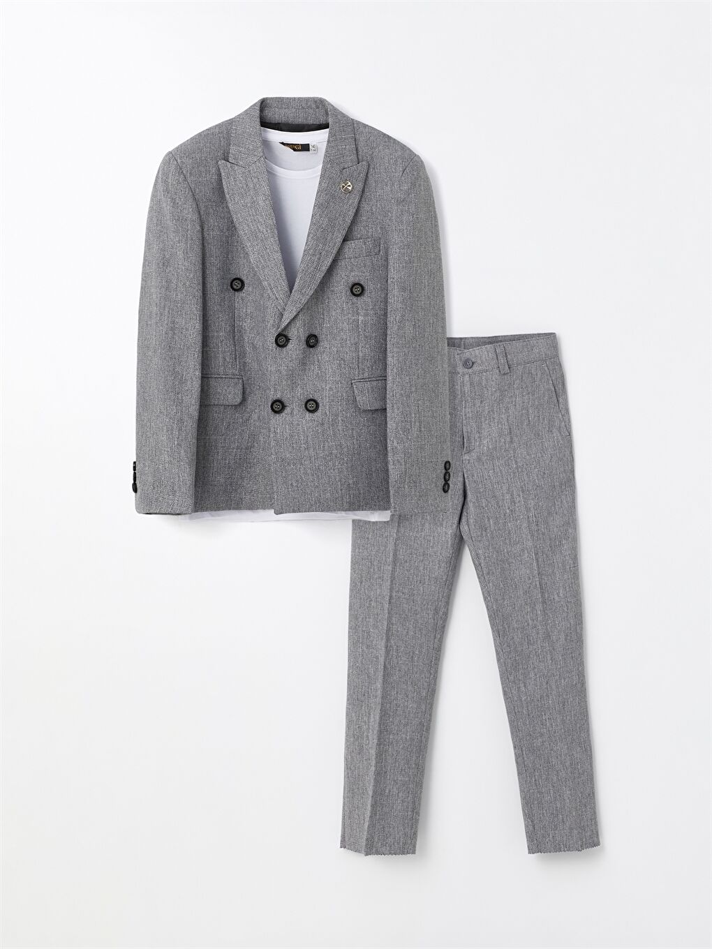 Gri Erkek Çocuk Takım Elbise-1
