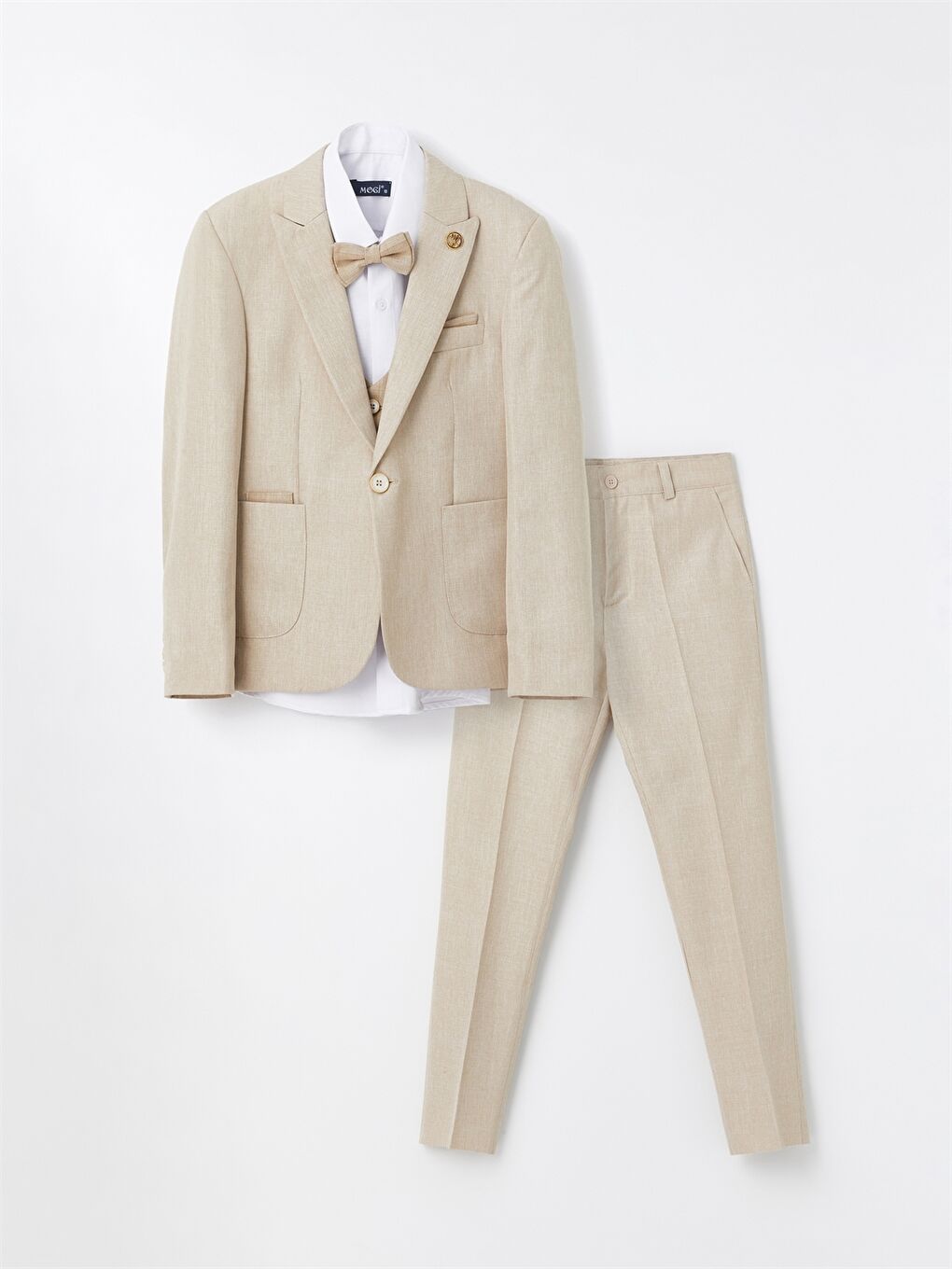 Bej Erkek Çocuk Takım Elbise-1