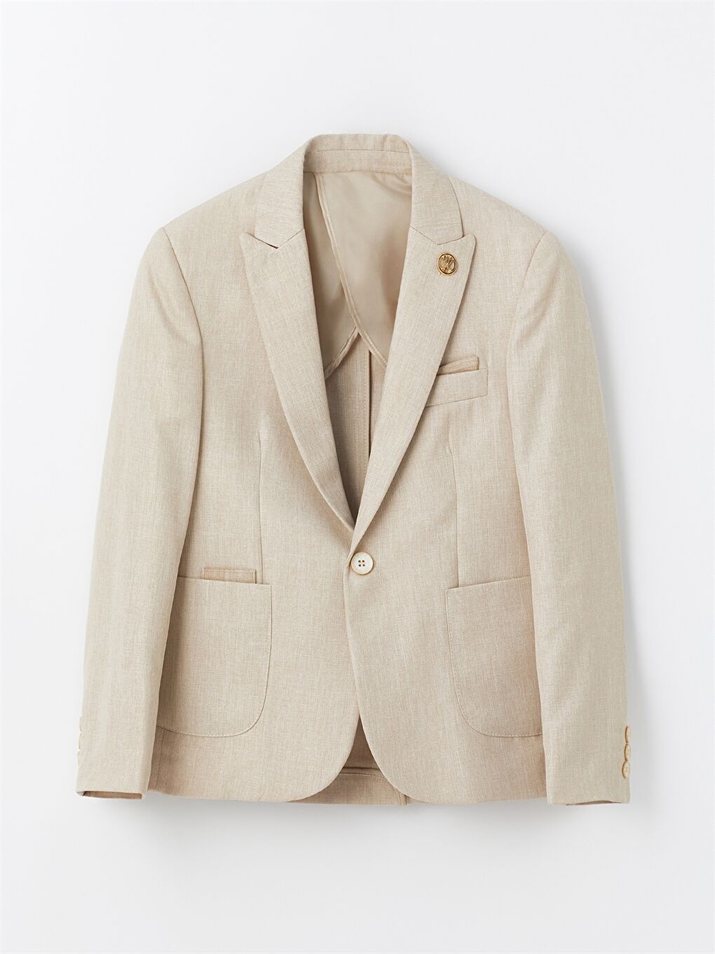 Bej Erkek Çocuk Takım Elbise-11