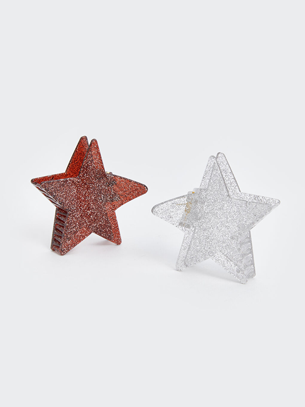 Karışık Yıldız Desenli Kadın Saç Tokası 2'li