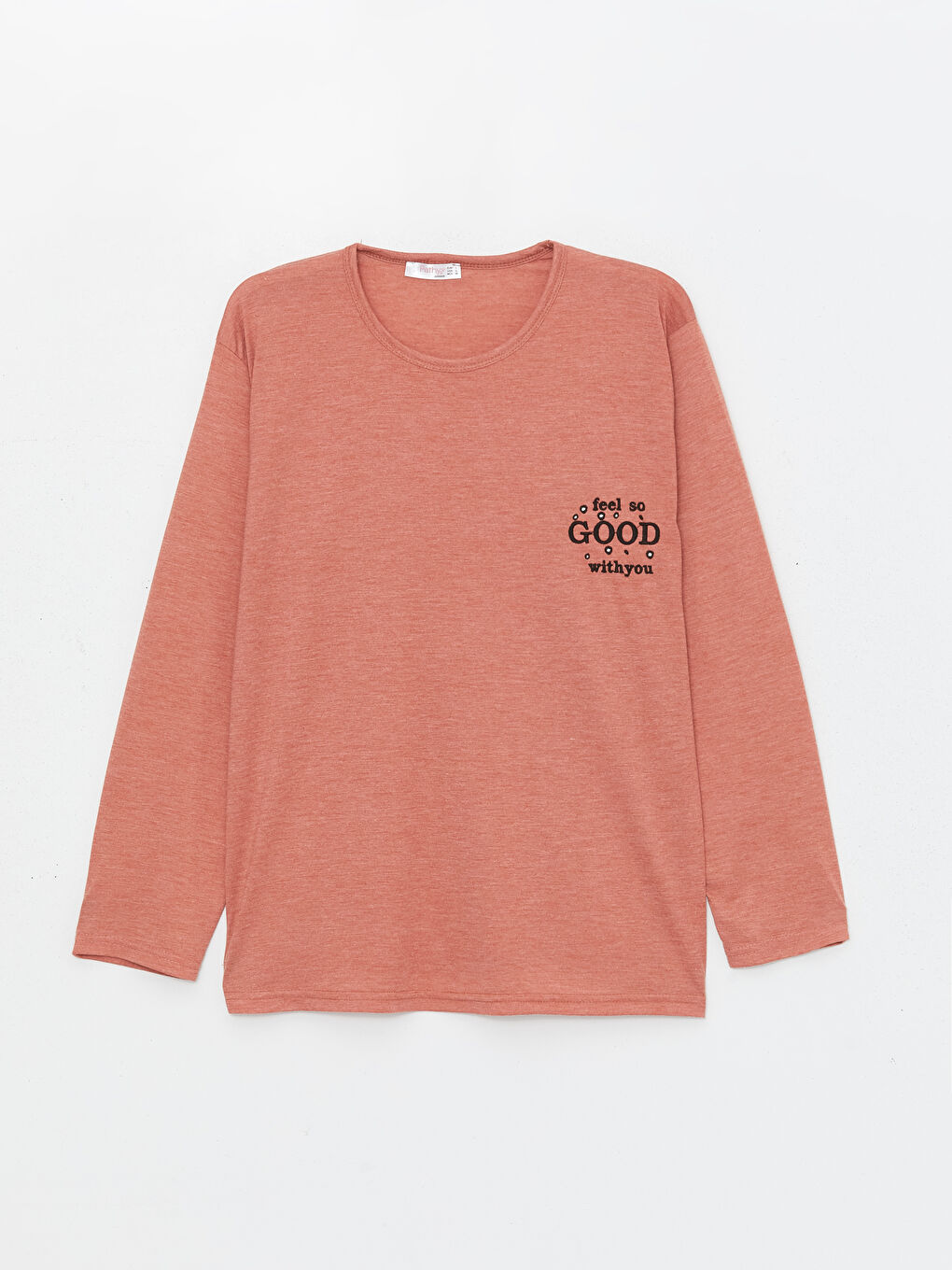 Mercan Bisiklet Yaka Kadın Pijama Takım-1