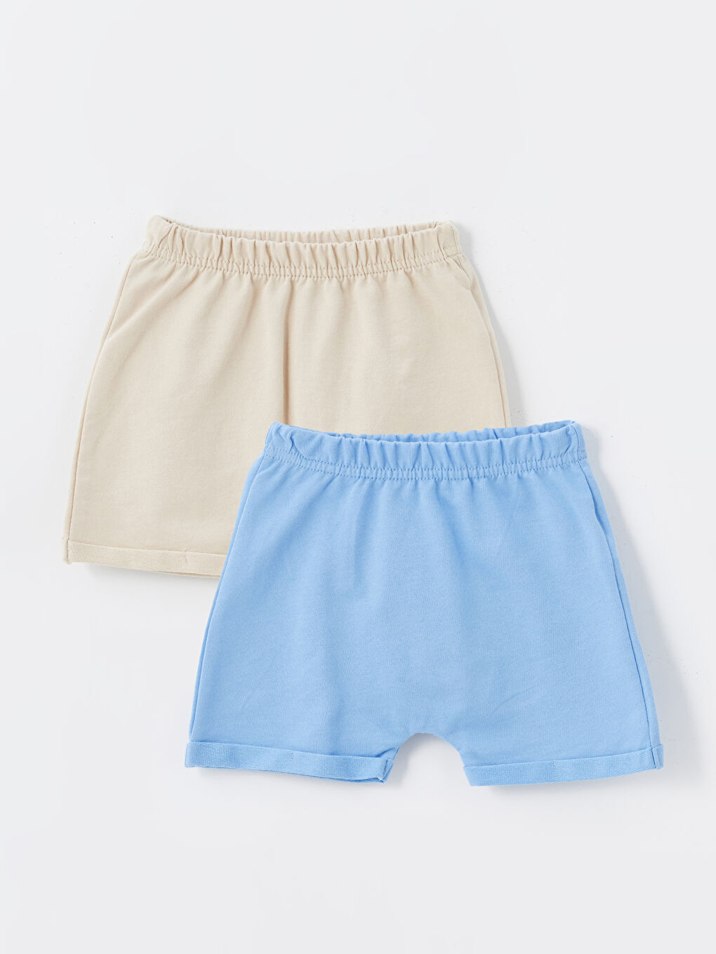 LCW ECO Elasticated Waist Basic Baby Boys' Shorts 2 Pack -S4LT03Z1-GEZ