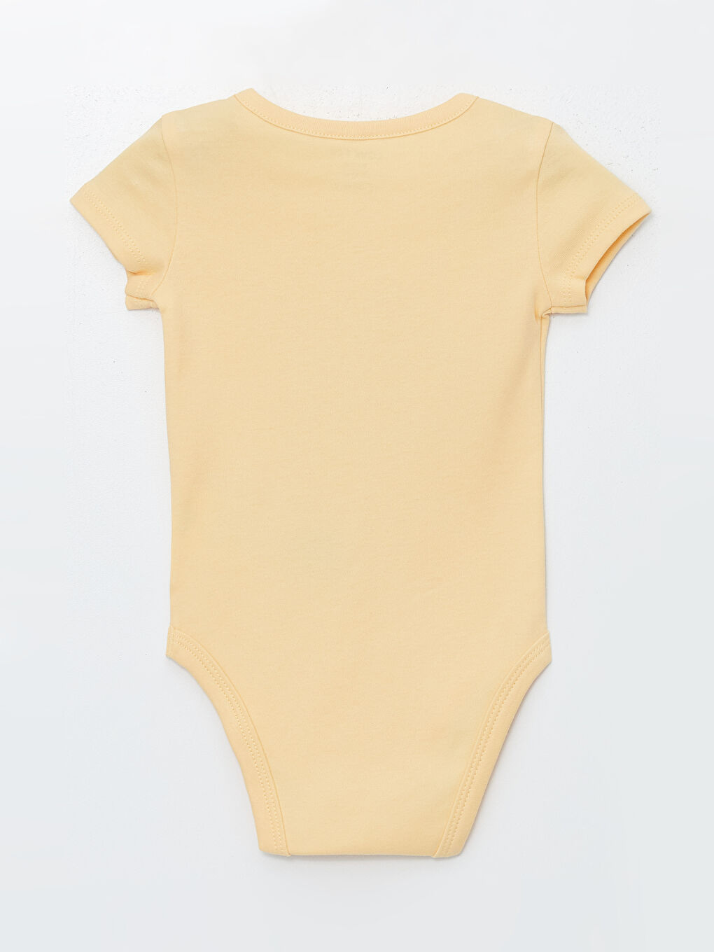 Turuncu Bisiklet Yaka Baskılı Erkek Bebek Çıtçıtlı Body 2'li-2