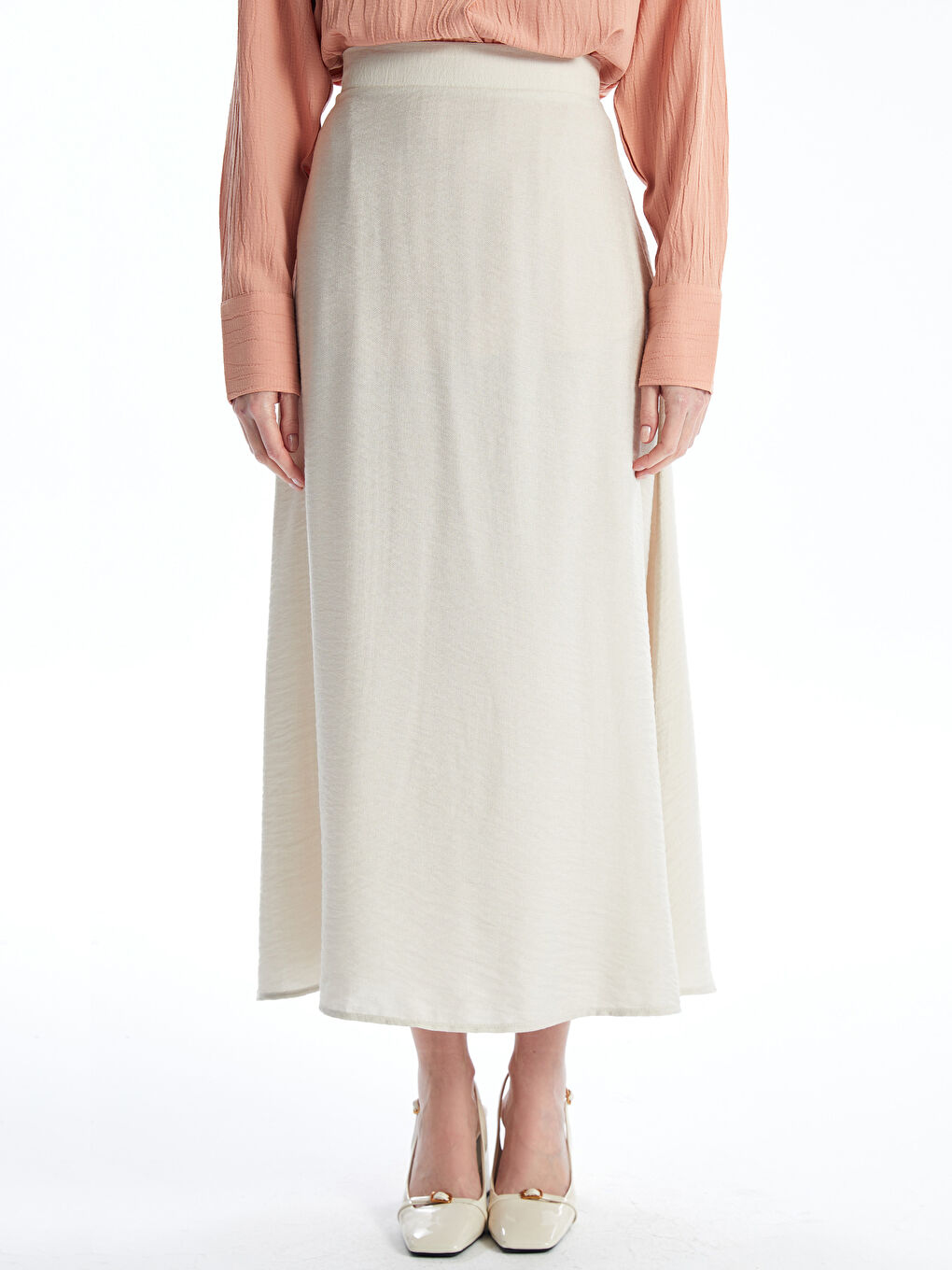 Women's Elastic Waist Regular Skirt -S4LT22Z8-FKQ