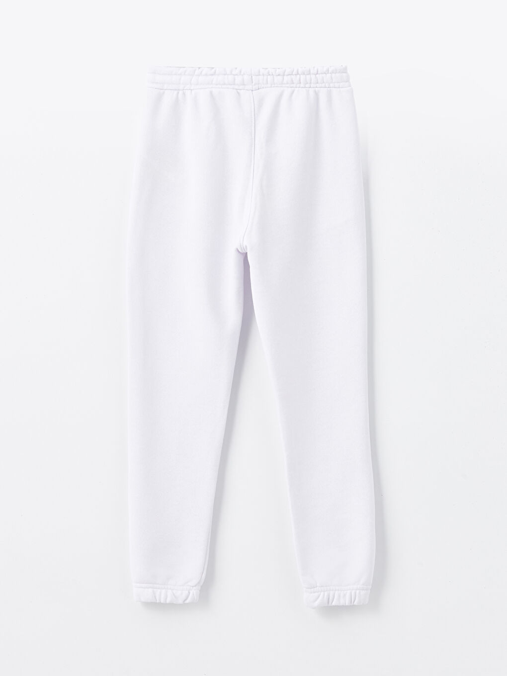 Beyaz Beli Lastikli Baskılı Erkek Çocuk Jogger Eşofman Altı-1