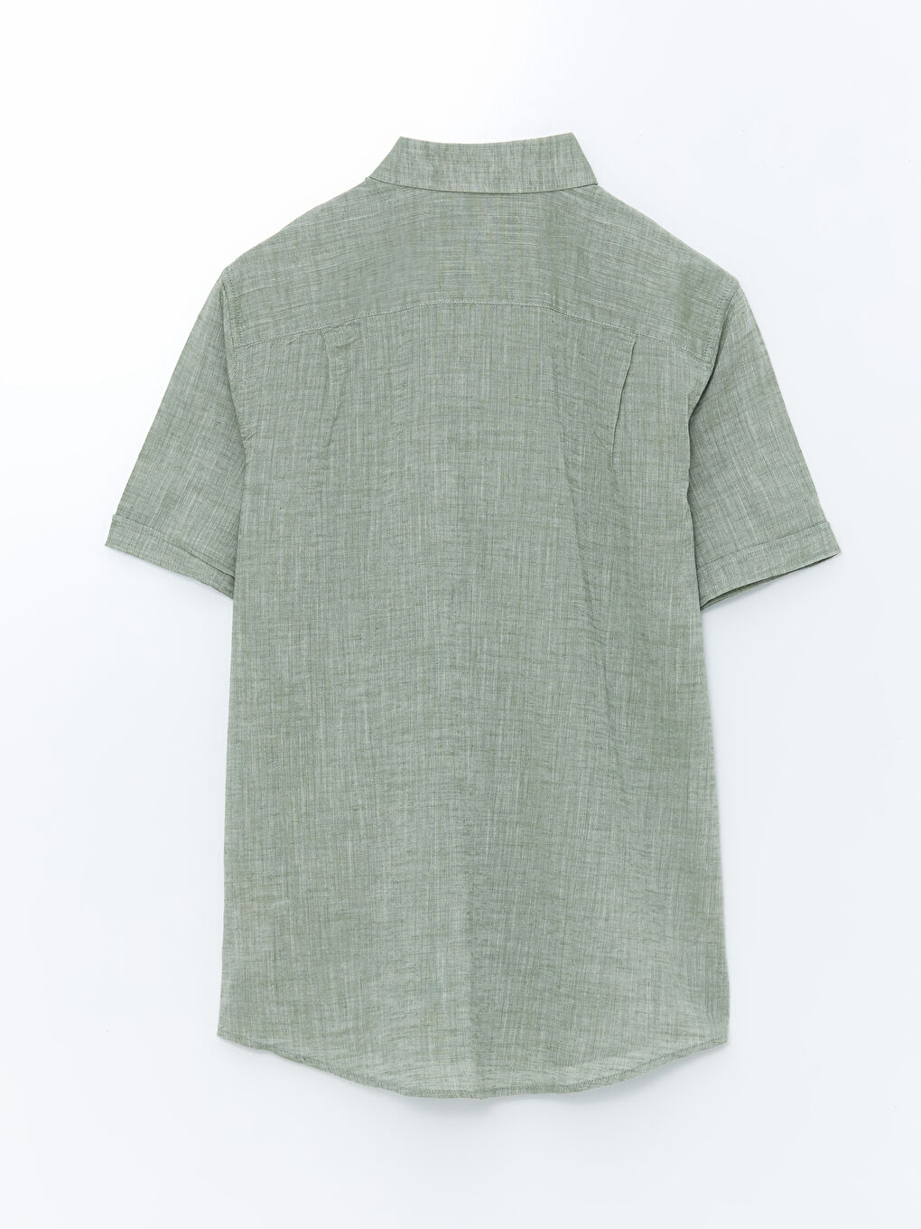 Мужская рубашка стандартного кроя из льняной смеси-1