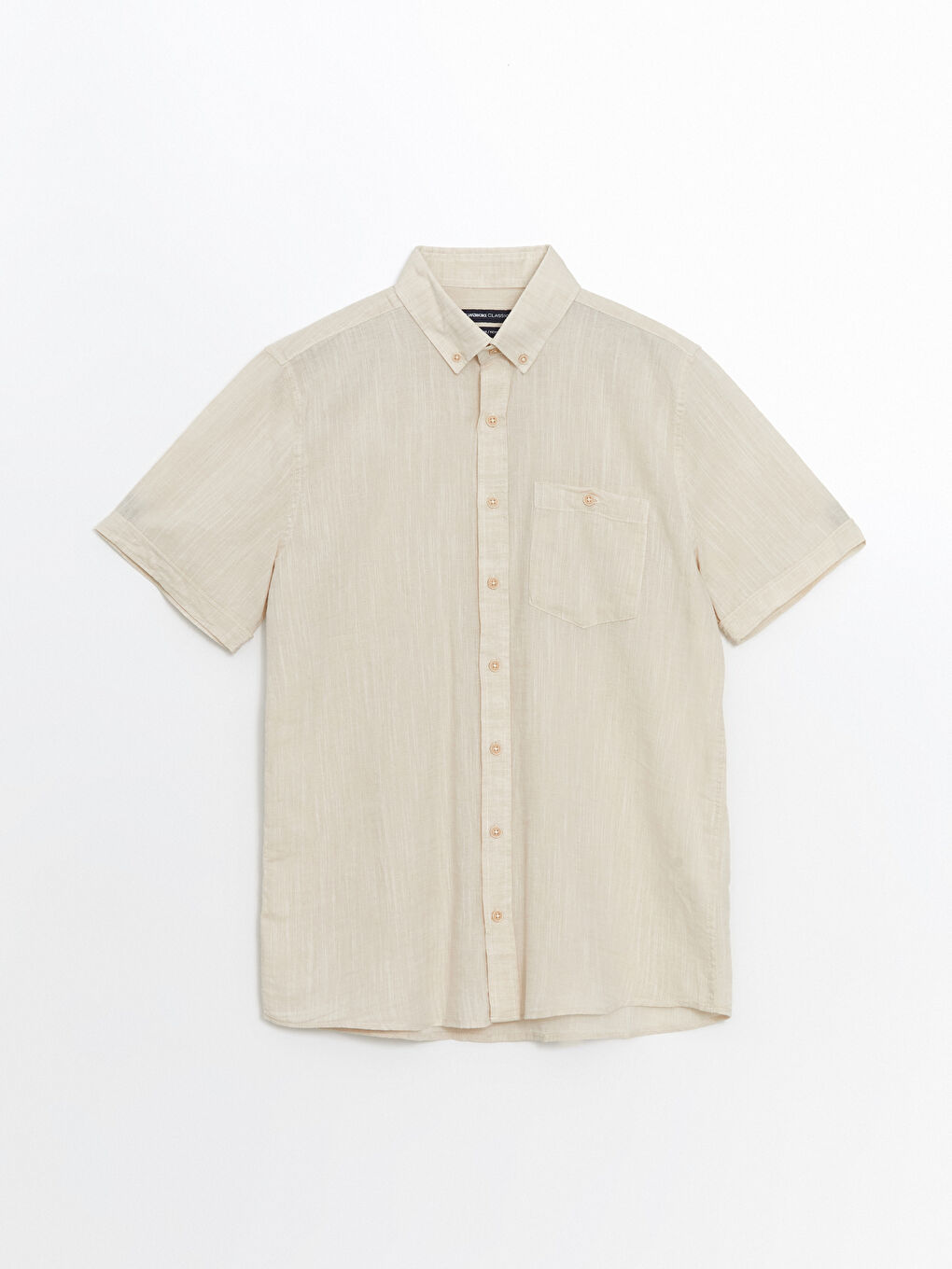 LCWAIKIKI Classic Regular Fit Kısa Kollu Erkek Gömlek -S4LU17Z8-VV6
