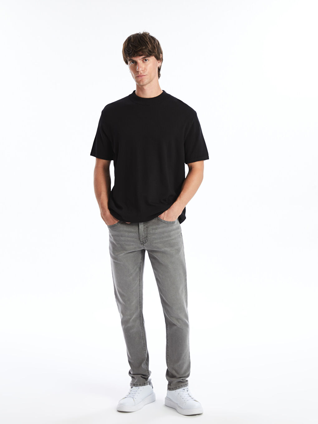 LCW Jeans 750 Тънък модел дънки за мъже -S4LU22Z8-GRD
