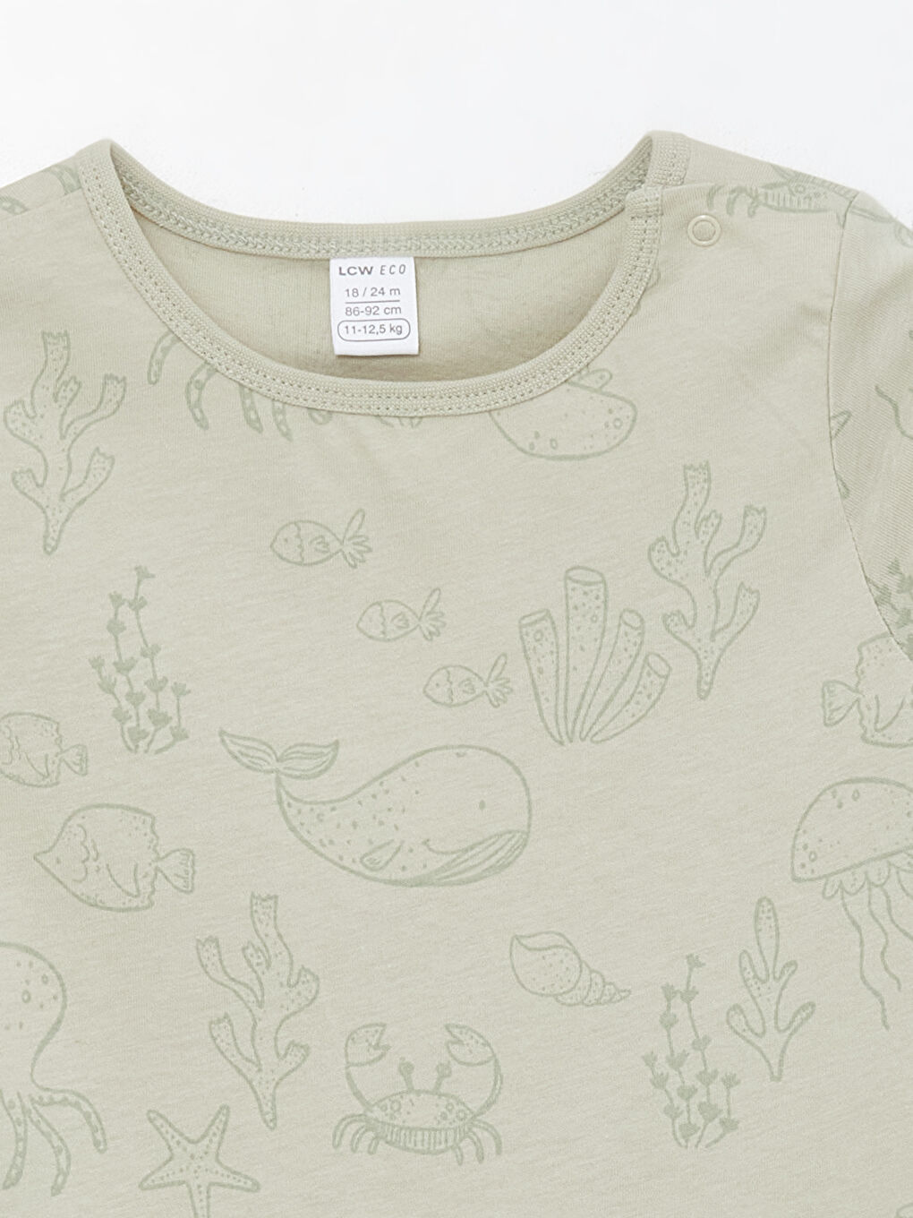 Crew Neck Printed Baby Girl Rompers -S4LU71Z1-LRR