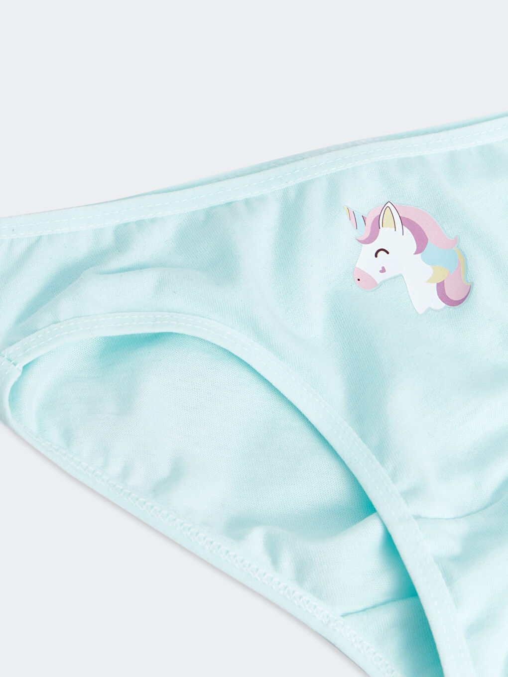 Mavi Baskılı Kız Çocuk Külot-1