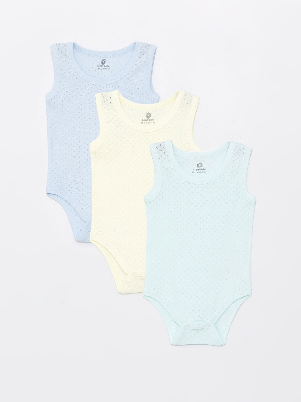 Karışık Bisiklet Yaka Erkek Bebek Çıtçıtlı Bodysuit 3'lü