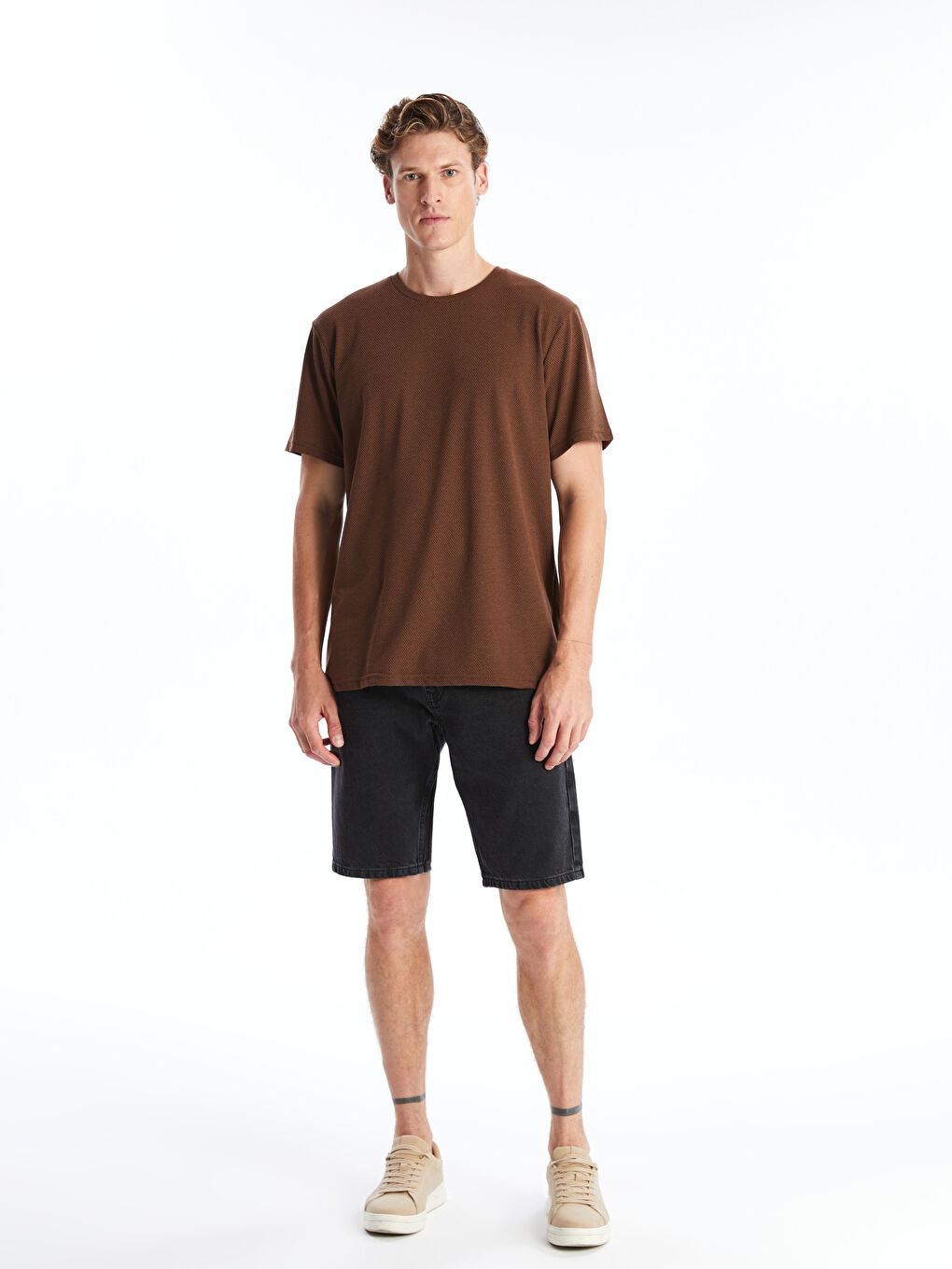 მრგვალი საყელო ჟერსი მამაკაცის მაისური-1