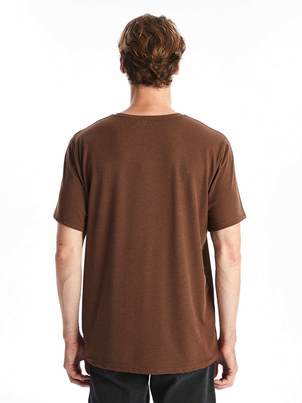 მრგვალი საყელო ჟერსი მამაკაცის მაისური-3