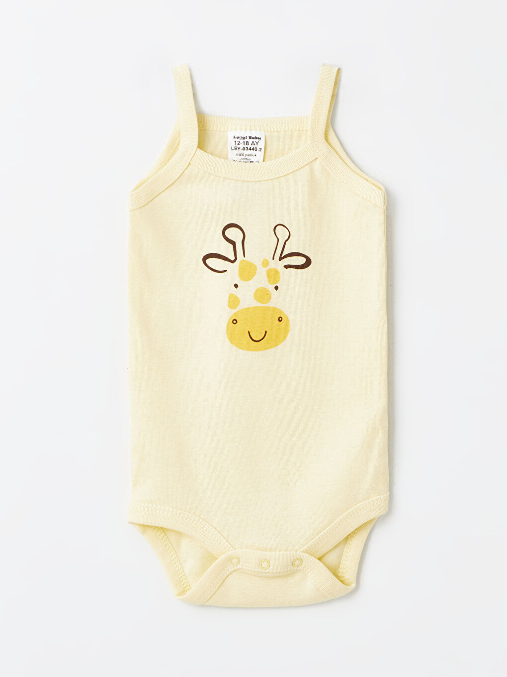 Karışık Bisiklet Yaka Kız Bebek Çıtçıtlı Bodysuit 2'li-2