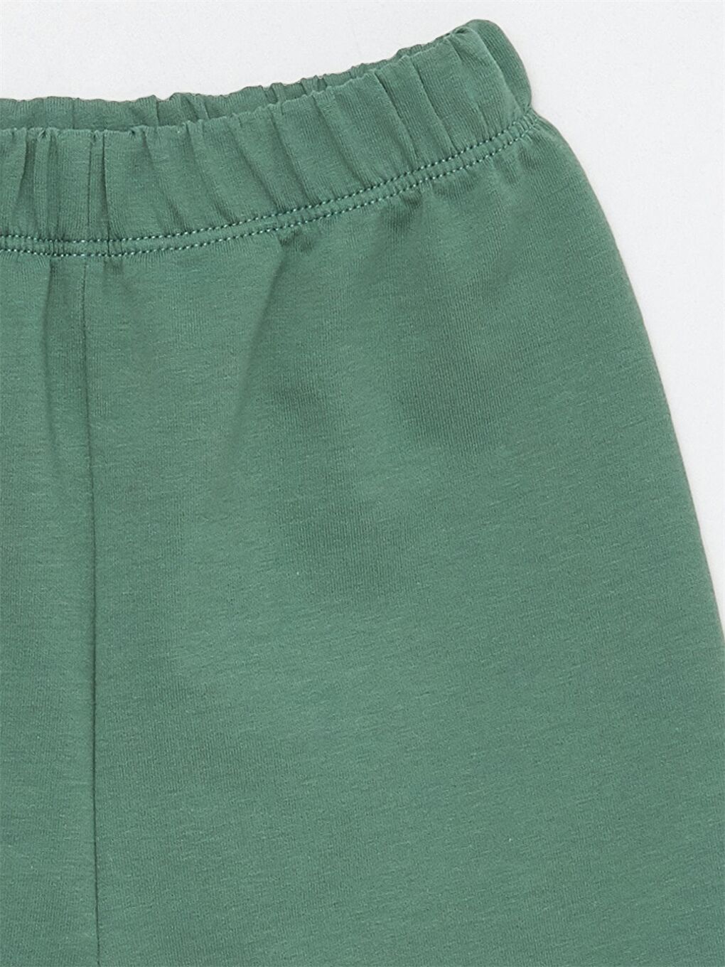 Haki Bisiklet Yaka Erkek Bebek Tişört ve Şort 2'li-5