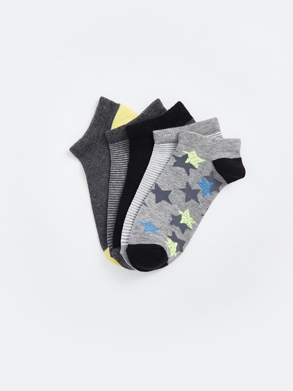 Karışık Erkek Çocuk Patik Çorap 5'li-1