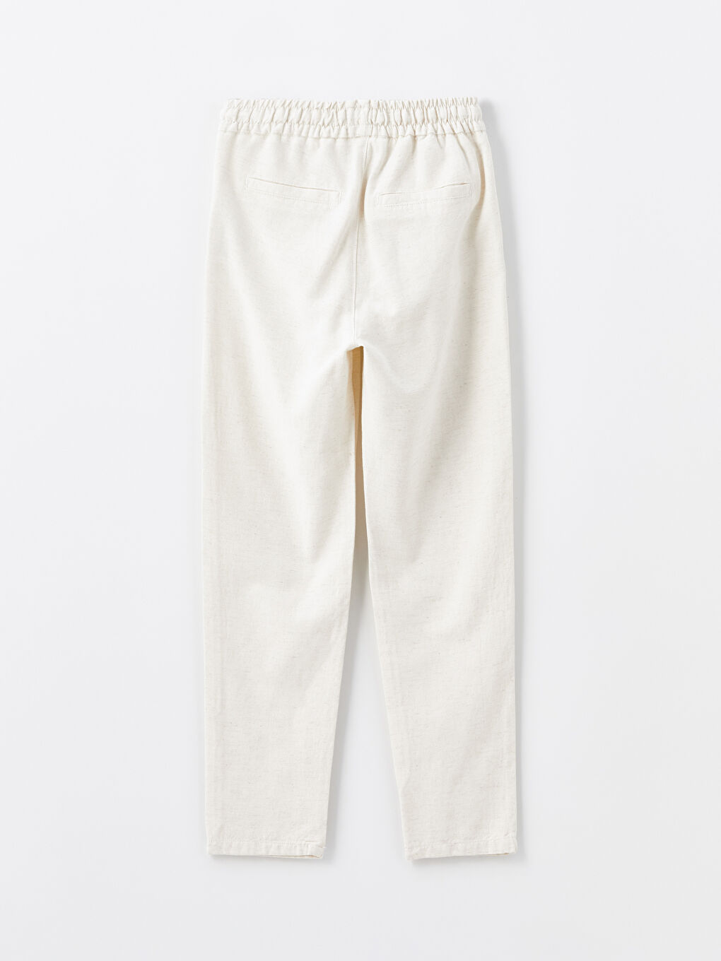 LCW Vision Elasticated Waist Linen Blend Boys' Trousers -S4M293Z4-FWZ